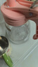 希乐（cille）水杯大容量运动男女学生夏季tritan刻度茶水分离塑料杯子 桂粉红 实拍图