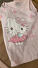 Hello Kitty女童背心薄儿童宝宝夏季护肚打底内穿外穿吊带衫513313白粉 110 实拍图