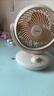 美的（Midea）【小型风扇】轻音台式桌面空气循环扇家用柔风电风扇宿舍办公迷你台扇落地扇空调伴侣 GAF18AD 实拍图