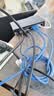 绿联六类屏蔽网线 CAT6类千兆网络连接线 工程家用电脑宽带8芯双绞抗干扰成品跳线 黑5米55174 实拍图