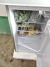 志高电冰箱双门家用节能冰箱出租屋冷藏冷冻环保迷你冰箱办公室公寓租房宿舍低噪电冰箱 【新品让利128L特卖款】银色一级能效S218 实拍图