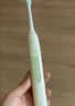 飞利浦（PHILIPS）声波电动牙刷钻石3系 5倍洁齿5种模式 洁净刷头*2 生日礼物送男士/女友 HX5161/05抹茶绿 实拍图