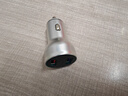 纽曼（Newmine）车载充电器点烟器一拖二双USB金属车充电压显示检测快充SX001-008 实拍图