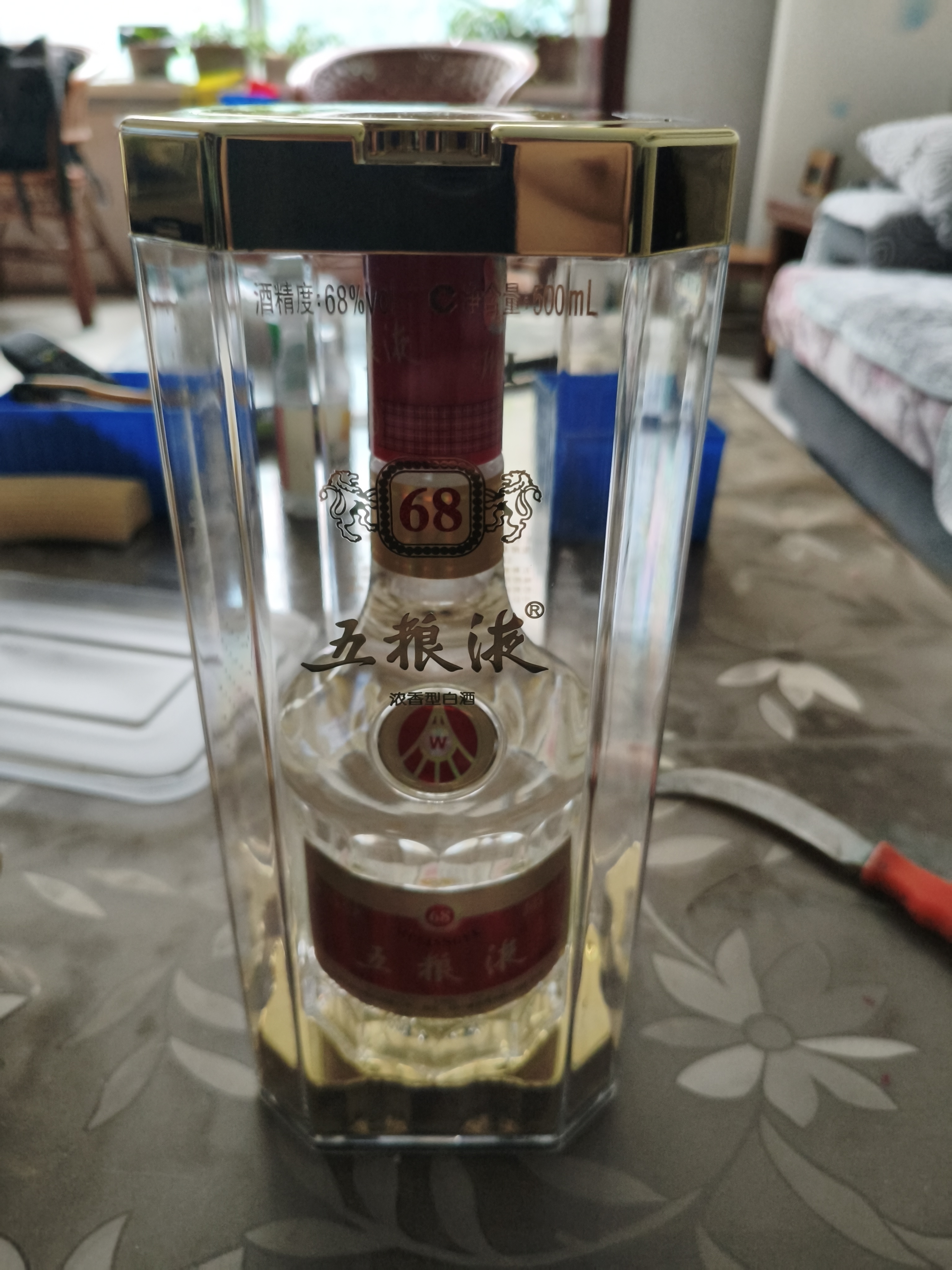 五粮液 2020年68度普五 浓香型白酒 500ml*6瓶 原箱 官方授权 中秋礼品 实拍图