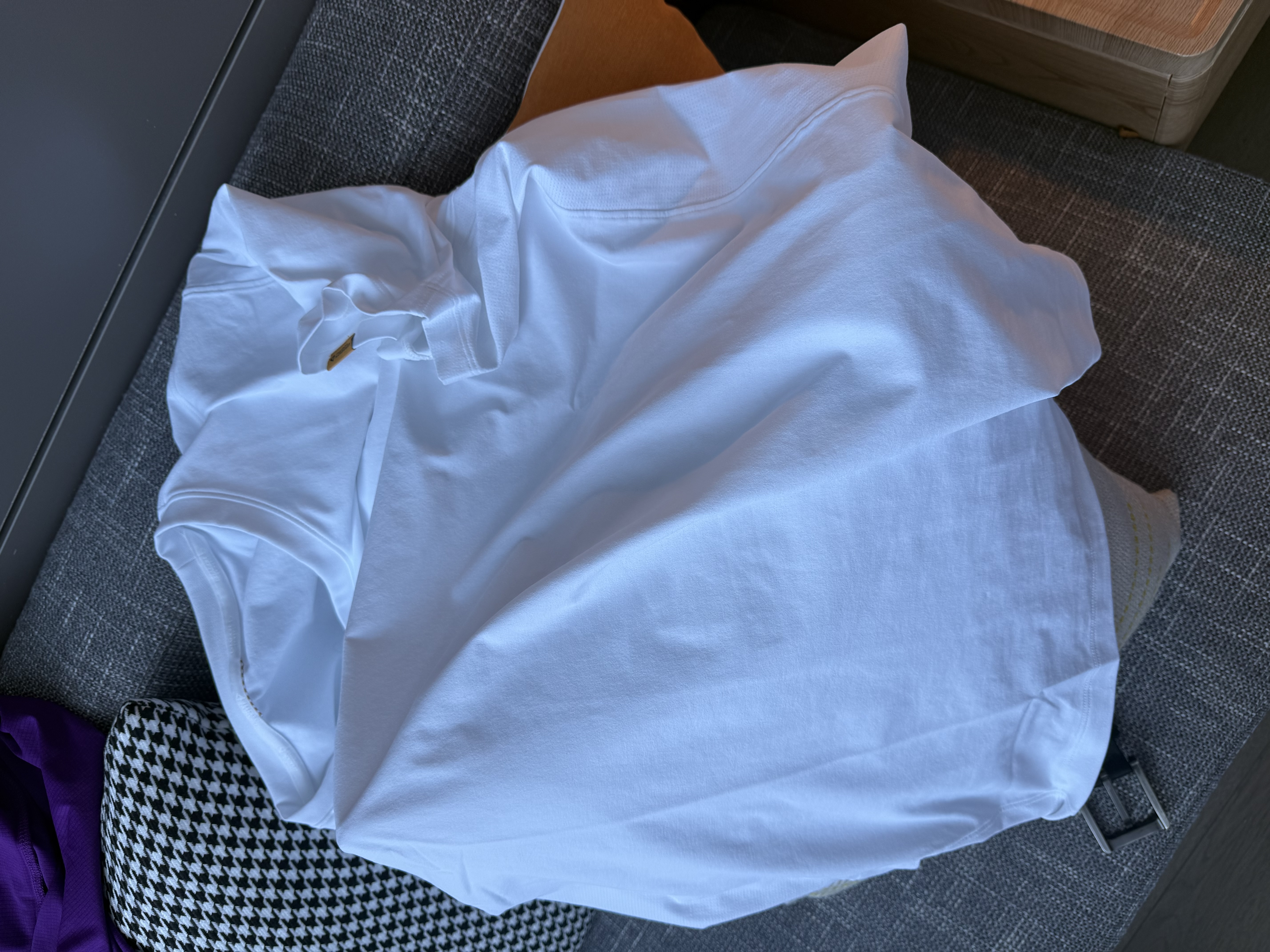 龙牙【满2件-100】三代秘纤速干圆领短袖男士春夏百搭户外通勤舒适T恤 白色（圆领） 3XL 185/112B(200-220斤) 实拍图