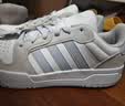 adidas ENTRAP美式校园风运动鞋少年感复古篮球风板鞋阿迪达斯 白色/矾土棕/浅蓝   38 实拍图