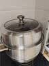 美厨（MAXCOOK）蒸锅 304不锈钢30CM三层蒸锅 加厚复底汤锅 燃气电磁炉通用 实拍图