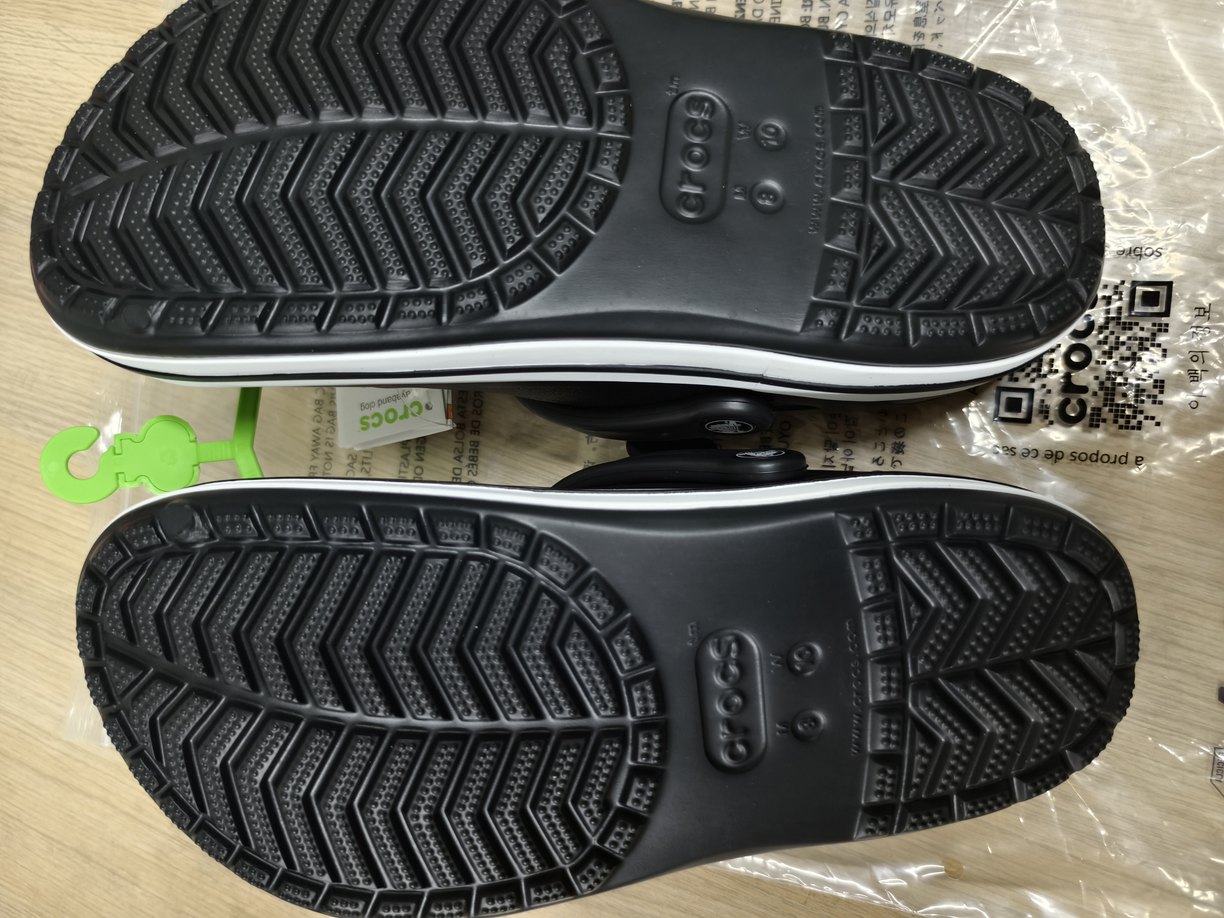 卡骆驰（CROCS）【采销直播】贝雅洞洞鞋男鞋女鞋轻便休闲鞋|10126 黑色-001 41 /42(260mm) 实拍图