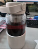 北鼎（Buydeem）泡茶随手杯 茶水分离水杯大容量玻璃杯高颜值茶杯便携办公礼物 【燕麦白】畅快饮|茶水分离630ml 实拍图