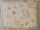 棉加加（Cotton++）纱布浴巾6层婴儿纯棉宝宝全棉100%新生儿童3-6-12岁洗澡包被裹巾 小牛黄【a类6层一体超柔110*110 cm拉伸尺寸 实拍图