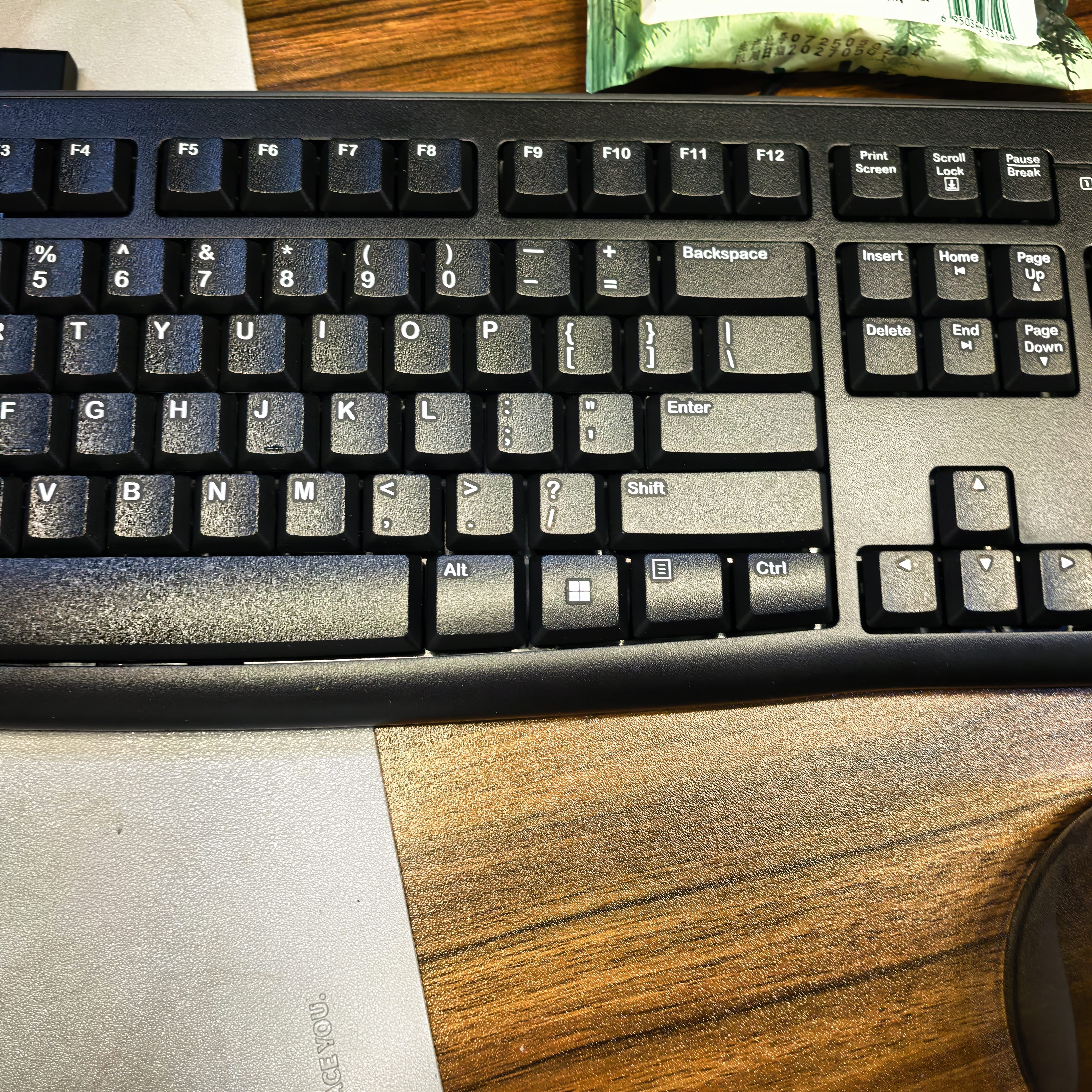 罗技（Logitech）MK121P（同MK120外观） 有线键鼠套装 鼠标键盘套装108键全尺寸 商用办公电脑  黑色 实拍图
