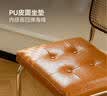 MUU中古藤编椅北欧全实木餐桌椅子休闲复古轻奢家用靠背椅原木书桌椅 实拍图