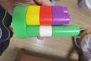 Hape(德国)儿童积木玩具柔性PolyM七彩体验装宝宝生日礼物761849 实拍图