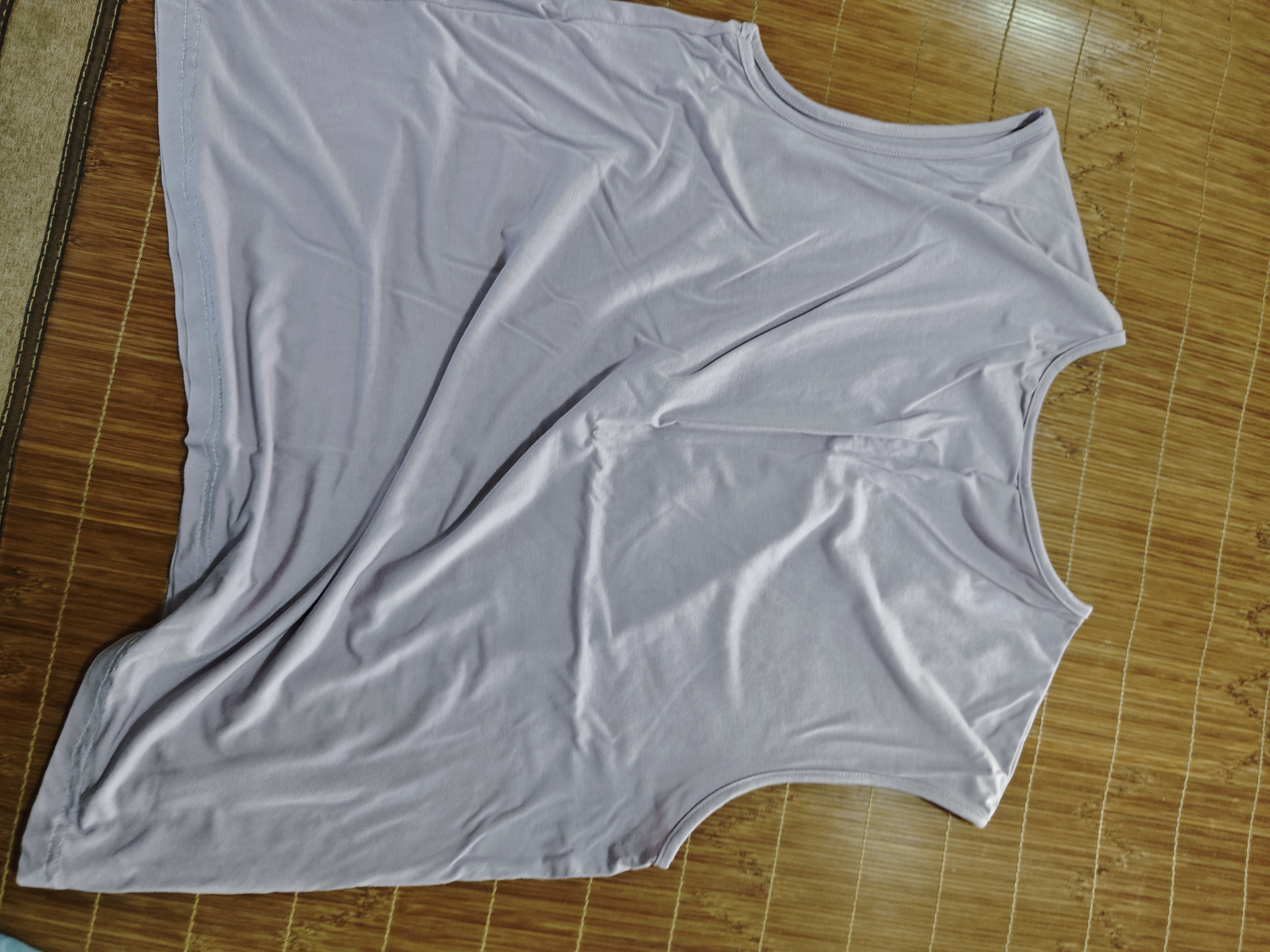恒源祥莫代尔背心女大码胖mm中年妈妈夏装显瘦休闲运动吊带无袖 实拍图