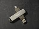Sandisk闪迪1TB USB3.2 Type-C 双接口 DDE1高速固态U盘 读1000MB/s 写900MB/s 兼容手机电脑大容量金属优盘 实拍图
