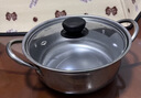 【加高】不锈钢汤锅加厚家用加高煲汤大容量煮粥炖锅 小号【18cm】汤锅+玻璃盖 实拍图