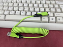 车载伸缩弹簧65W充电线四合一数据线适用华为苹果16iPhone快充线 车载弹簧线（颜色随机）-1条装 实拍图
