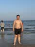李宁（LI-NING）泳裤男士防尴尬游泳裤平角双层防走光水陆两用沙滩裤337 XL 实拍图