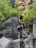开拓者（pioneer）狼牙7系登山杖外锁户外旅行铝合金三节伸缩老人拐杖手杖凝夜深灰 实拍图