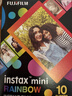 INSTAX富士instax立拍立得 mini相纸 彩虹单包10张+磁吸二合一相框 实拍图