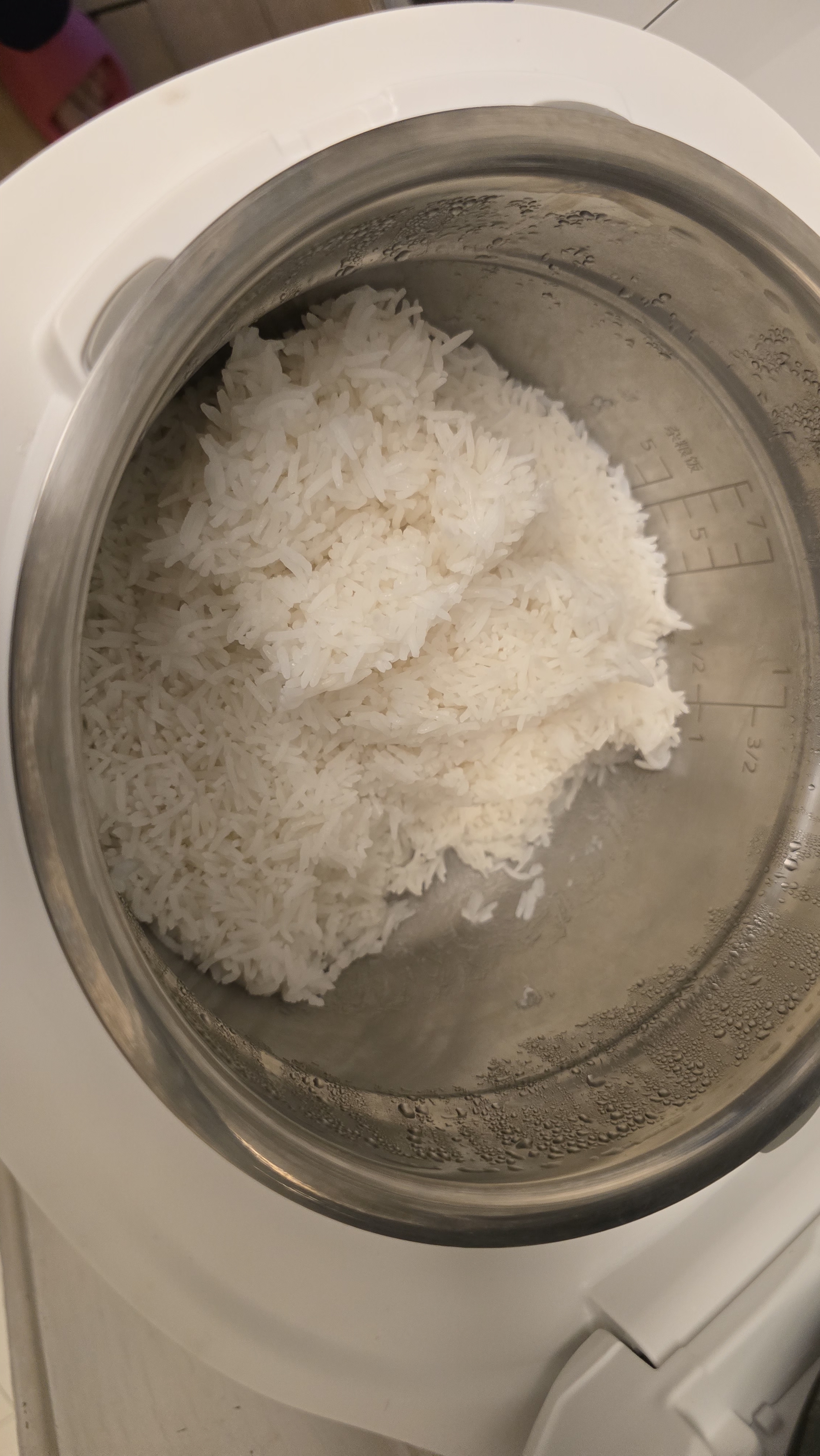 松下（Panasonic）【国家补贴】旗舰款饭光光Ultra电饭煲0涂层内胆不粘锅家用IH无涂层微压电饭锅4-5人不锈钢HXES151 实拍图