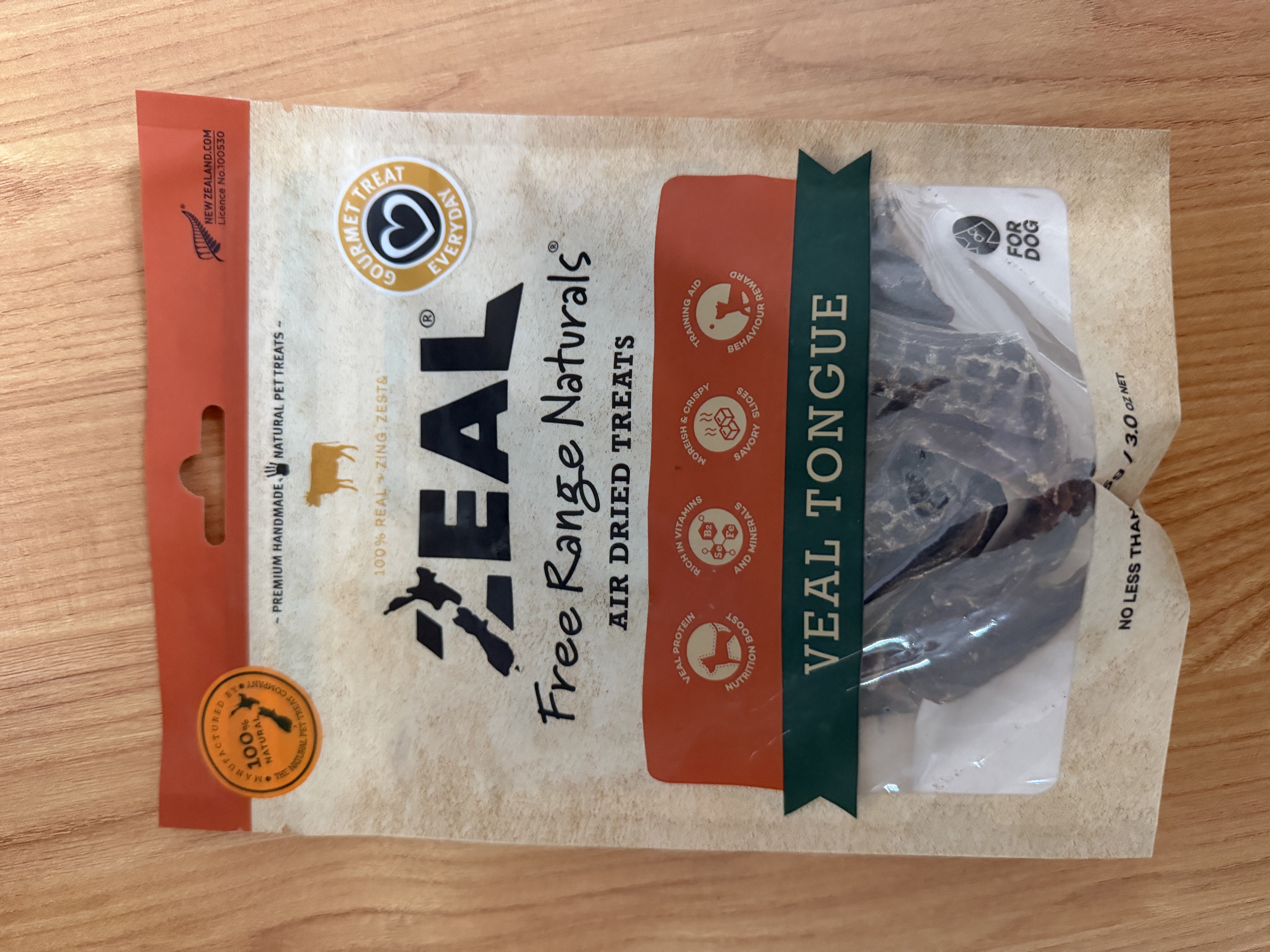 ZEAL狗狗宠物零食磨牙棒牛舌85g肉干骨头洁齿训练奖励新西兰进口 实拍图