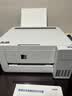 爱普生（EPSON）【6代新品】L4356墨仓式彩色无线AI学习打印机一体机家用/办公  L4266升级版(自动双面 液晶屏 白) 实拍图