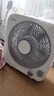 美的（Midea）电风扇 家用台式桌面小风扇鸿运扇宿舍卧室节能电扇台扇转页扇轻音低噪五叶风扇 KYT25-22MW 实拍图
