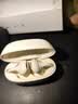 山水（SANSUI）W176 蓝牙耳机不入耳开放式 骨传导概念无线耳夹式夹耳 运动跑步通话降噪 适用于苹果小米华为 白 实拍图