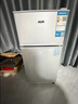 奥克斯小冰箱家用小型迷你冷藏冷冻两用出租房宿舍用节能省电寝室办公室电冰箱 【净化去味】156银色【高效保鲜 铜管速冷】42L 实拍图
