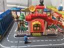 费乐（FEELO）大颗粒积木玩具拼装拼插桌面墙面模型生日礼物大底板浅灰 实拍图