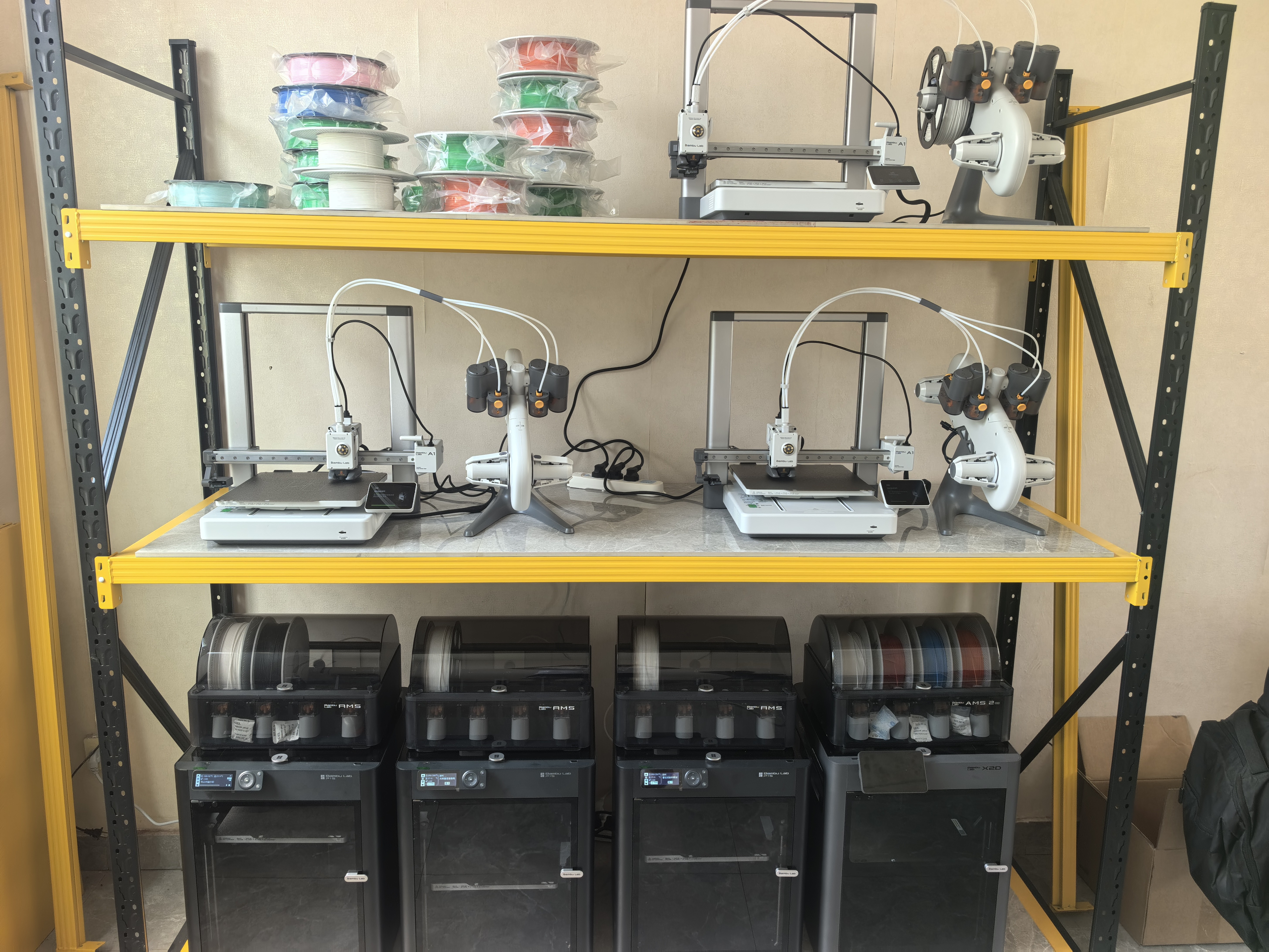 拓竹P1SC 3D打印机桌面家用儿童FDM全自动调平大尺寸多色高速3d打印机器【大陆版】 入门款丨多色套装 实拍图