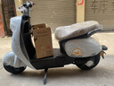 金箭电动摩托车 【人气爆款】灵彩60V20AH铅酸电池长续航800W大动力踏板电动轻便摩托车电动车积木蓝 实拍图