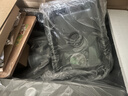 摩恩阳光系列厨房水槽大单槽洗菜盆一体盆304不锈钢台上中下家用洗碗水池 四孔火山纹集渣黑色水槽-圆形抽拉顶配 80*46CM 实拍图