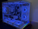 爱国者（aigo）炫影G20 白色 游戏电脑台式主机箱 ARGB灯条 MATX主板/支持360水冷/左右分仓海景房 实拍图