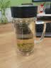 富光银离子抗菌高硼硅玻璃杯大容量带茶隔水杯子办公加厚泡茶杯送礼 实拍图
