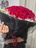 来一客鲜花速递99朵红玫瑰花束礼物表白送女友全国同城配送 99朵红玫瑰女神款 实拍图