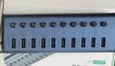 山泽USB3.0分线器 高速10口拓展坞HUB集线器 扩展笔记本电脑接口一拖十转换器延长线带供电口1米HB310 实拍图