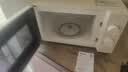 海尔（Haier）快捷微波炉家用小型 360°转盘加热 旋钮操控 易洁内胆 白色 6档火力 HW-M20J1W 实拍图