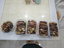 龙士达食品级饭盒微波炉专用可加热密封保鲜盒便当盒上班族带饭 1.1Lx2 实拍图