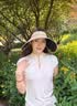 牧尔西防晒帽女遮阳帽空顶帽夏户外运动跑步防紫外线可折叠无痕太阳帽子 实拍图