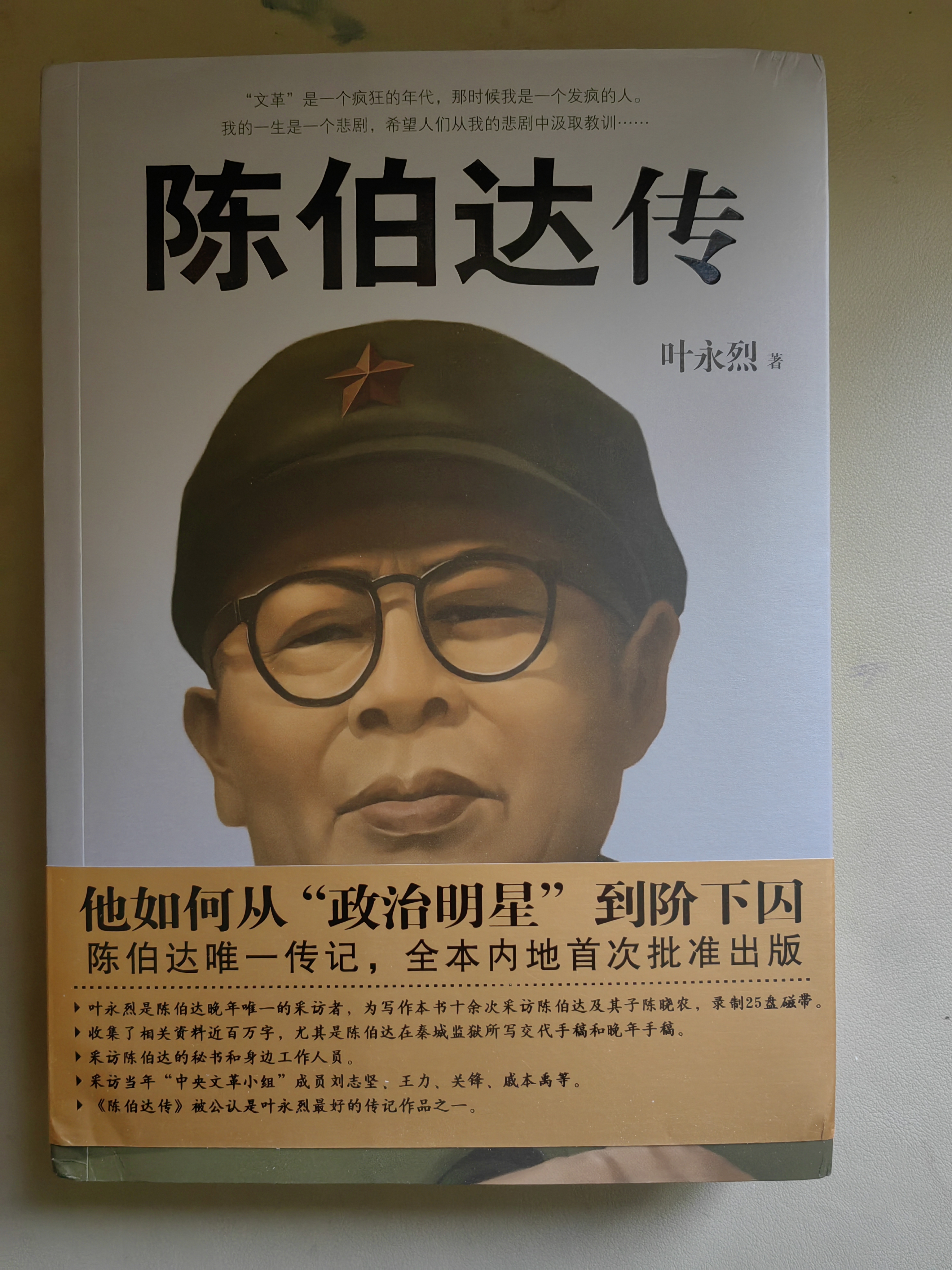 陈伯达传 实拍图