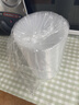 美丽雅一次性饭盒500ml50套食品级打包餐盒带盖圆形碗可微波水果野餐盒 实拍图