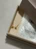 六福珠宝 黄金耳钉栀子花足金耳环七夕礼物女 计价G01G0027DS 约1.03克 实拍图