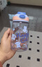 乐扣乐扣（LOCK&LOCK）手拎儿童吸管杯学生塑料水杯户外便携运动tritan材质 蓝色400ml 实拍图