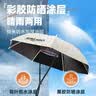 SIMAGO喜曼多头戴式黑胶雨伞钓鱼伞帽户外遮阳伞防晒头伞单层米色95cm 实拍图