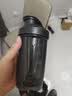 摇摇杯健身运动水杯男奶昔防漏搅拌杯子刻度杯奶茶摇杯蛋白粉水壶 经典黑+带刻度+不锈钢球 500ml 实拍图