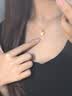 中国黄金（CHINA GOLD）黄金四叶草项链女款足金幸运草吊坠锁骨情人节生日礼物送女友老婆 四叶草吊坠【赠银镀金链】约0.9g 实拍图