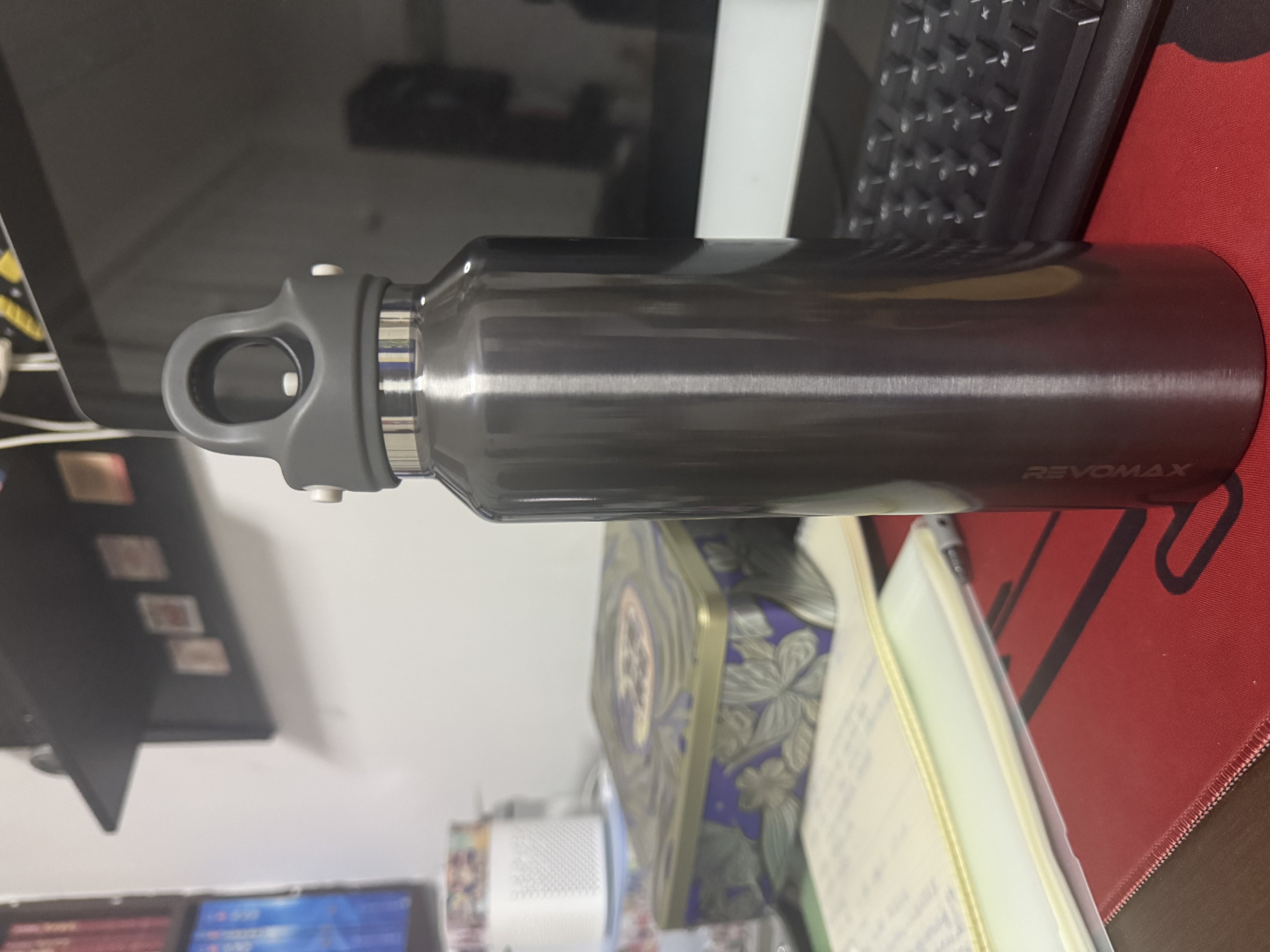 REVOMAX锐虎保温杯男款高档316不锈钢水杯生日礼物送男友伴手礼-摩天灰 实拍图
