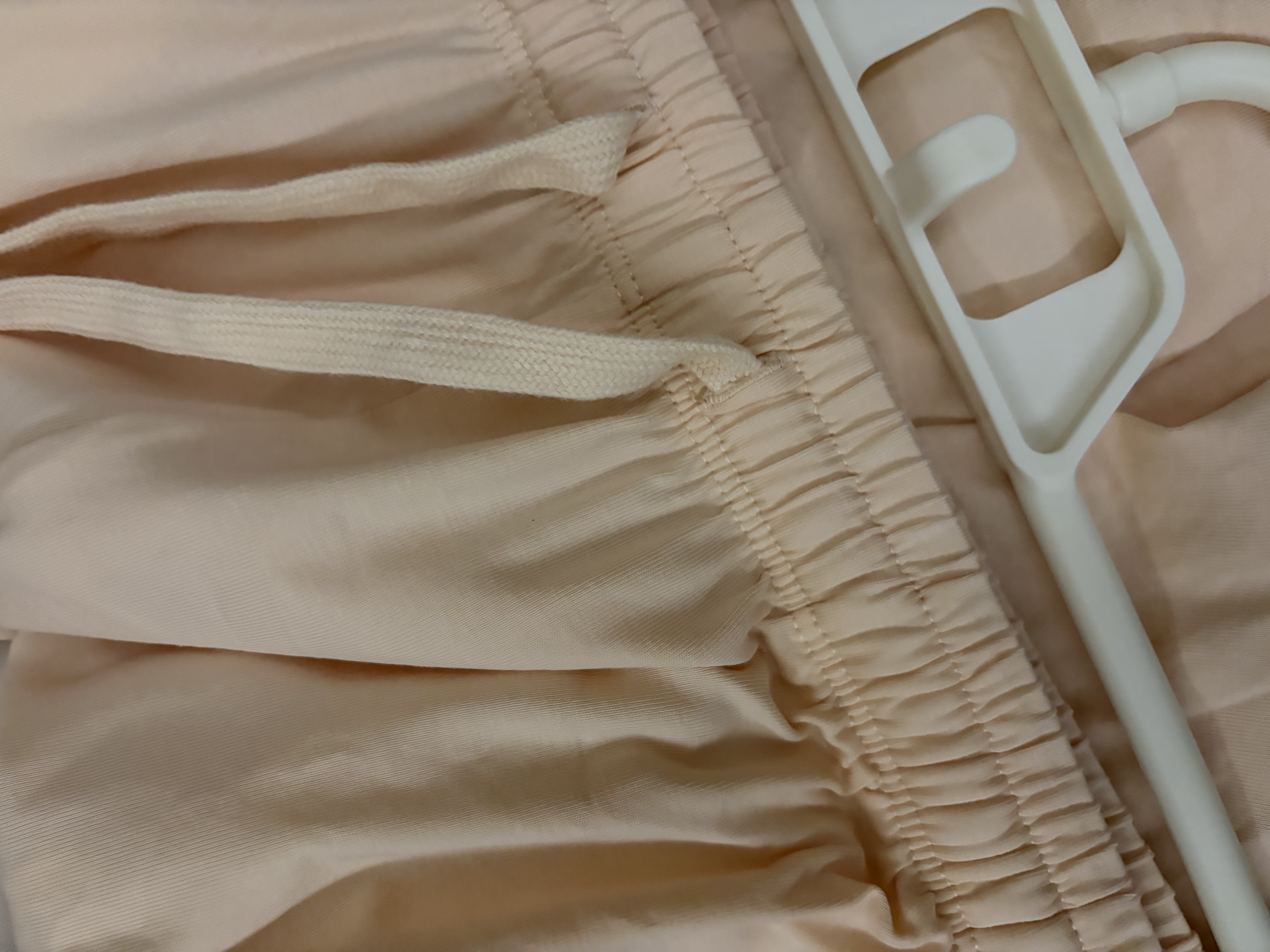 全棉时代（PurCotton）全棉时代门店女士凉感水光棉家居短裤家居服裙 超凡粉橘 L 实拍图
